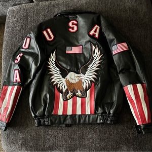 Genuine Leather coat M